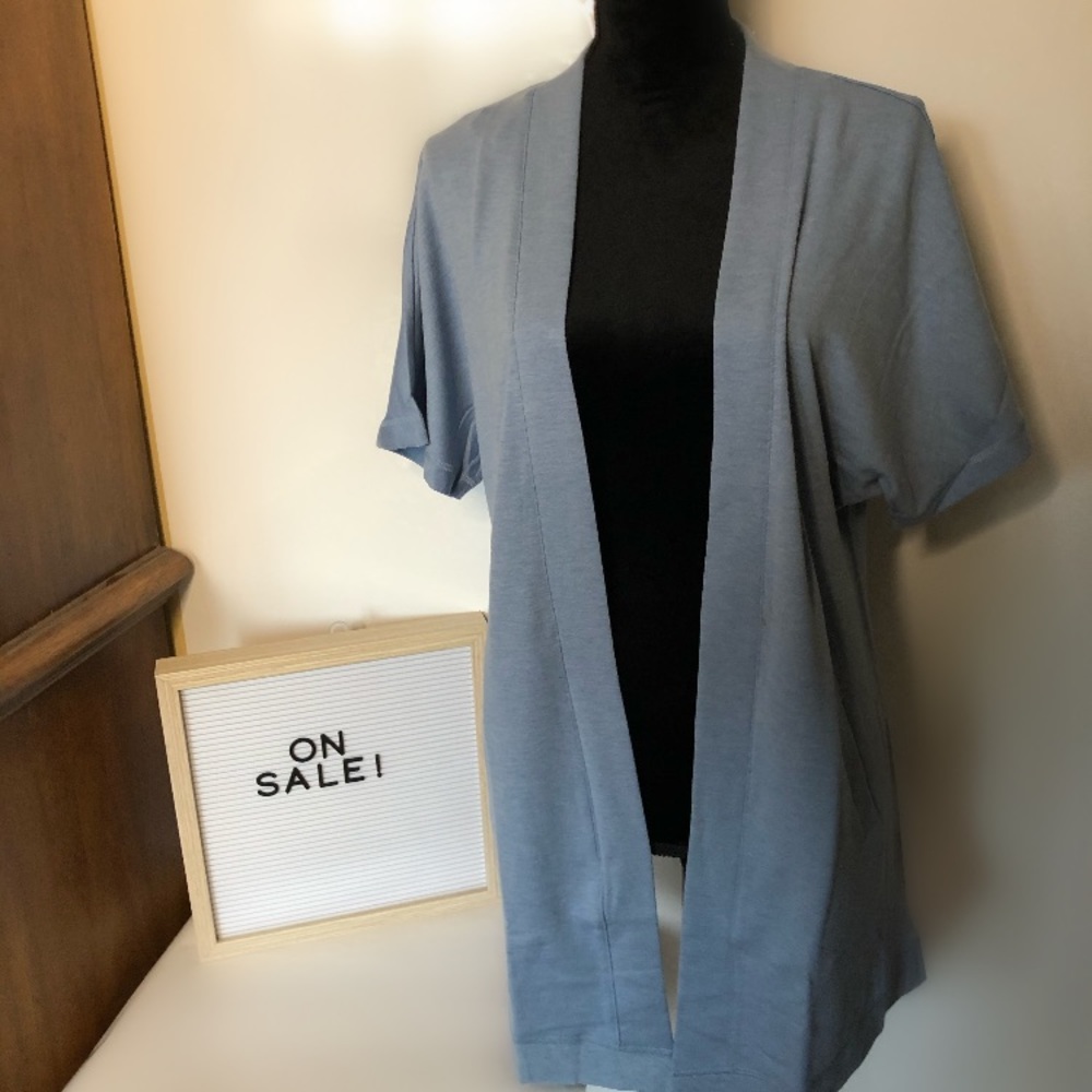Ideology Womens Heathered Open-Front Cardigan Hood - Picture 2 of 6